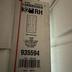 32inch Right Hand Steel Door 