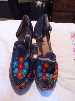 Huaraches de cuero para mujer