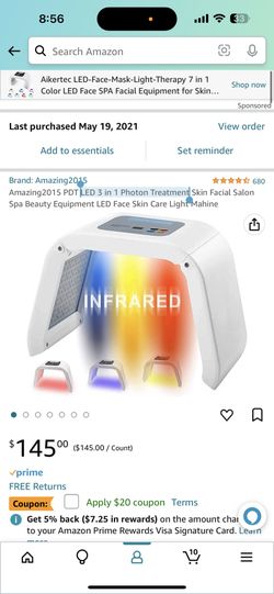 LED 3 in 1 Photon Facial Treatment Machine 