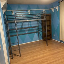 Loft twin bed Frame perfect condition sturdy No Mattress 