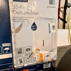 Insignia 35 Pint Dehumidifier - New Open Box 