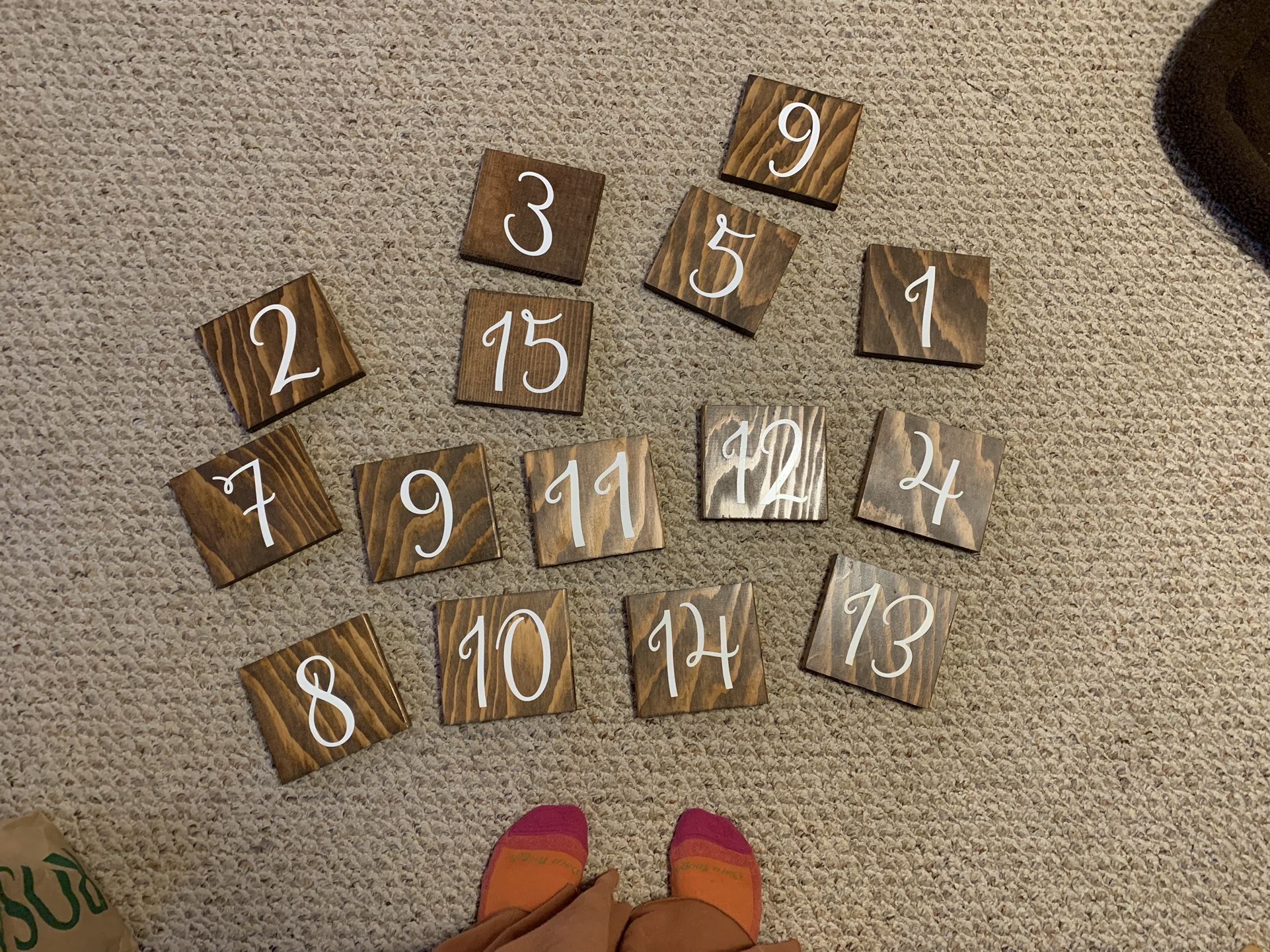 Table Numbers