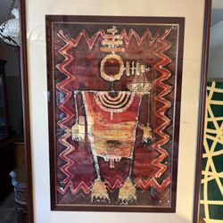 Signed By The Artist 1989 I Believe This Is On Fabric Watercolor