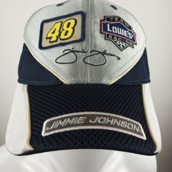 Jimmie Johnson #48 Lowes Team Racing NASCAR Hat Chase Authentics Adjustable Cap