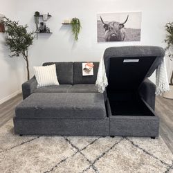 Sectional Couch Pull Out Bed - Free Delivery