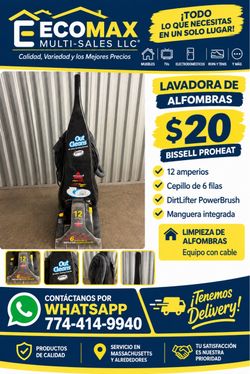 Lavadora de alfombras