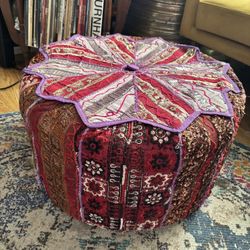 Ottoman BOHEMIAN PATCHWORK