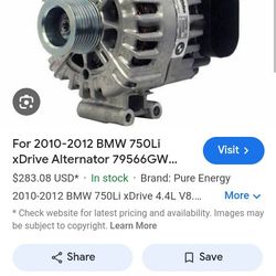 Brand New 2011 750li Alternator 