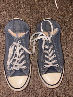 Blue converse