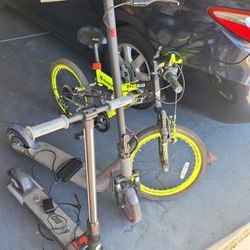 Electric Scooter and Bicycle 