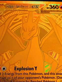 CHARIZARD HYPER RARE GOLD CARD