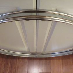 24” Bass Drum Hoop - Metal - Chrome Finish.