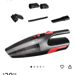Vaguelly Portable Handheld Wireless Vacuum Cleaner for Car Wet/Dry Mini Vacuum for Car
