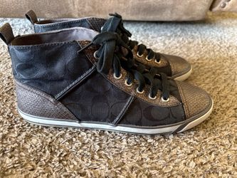 Coach Women’s Signature High Top Sneakers
