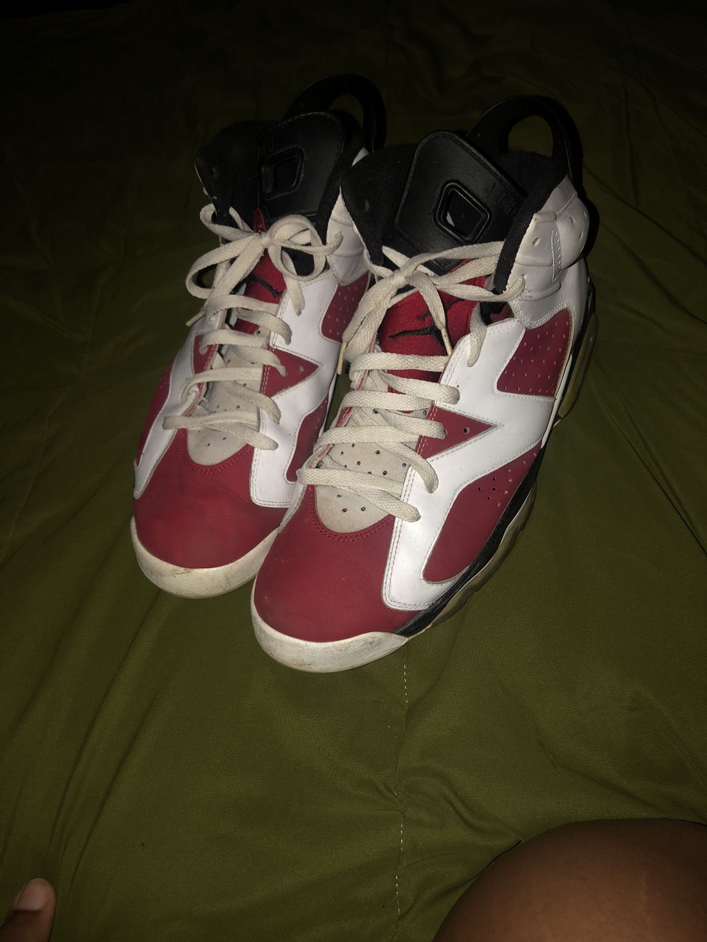 carmine 6s pink sole
