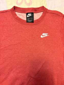 Red Nike crewneck