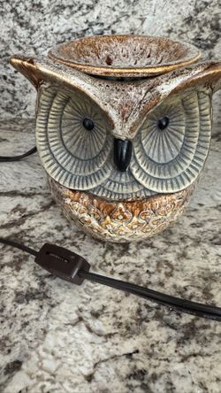 Owl Wax Cube Melter & Burner - Electric Home Air Freshener with light 