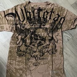 Brown And Black skull Shirt 