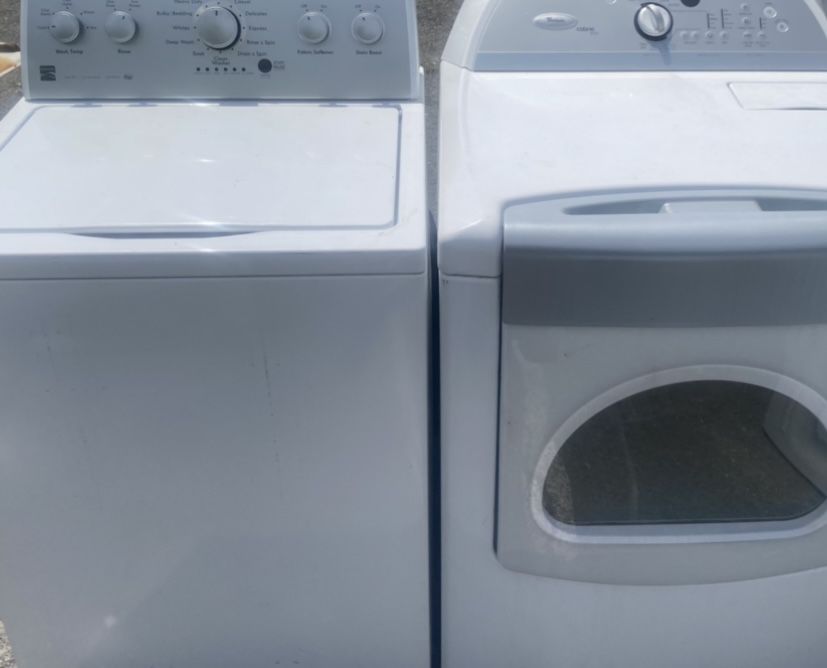 Kenmore Red Washer & Dryer 