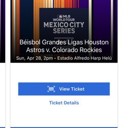 Astros Tickets In Mexico City