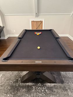 Plank and Hide 8’ Pool Table
