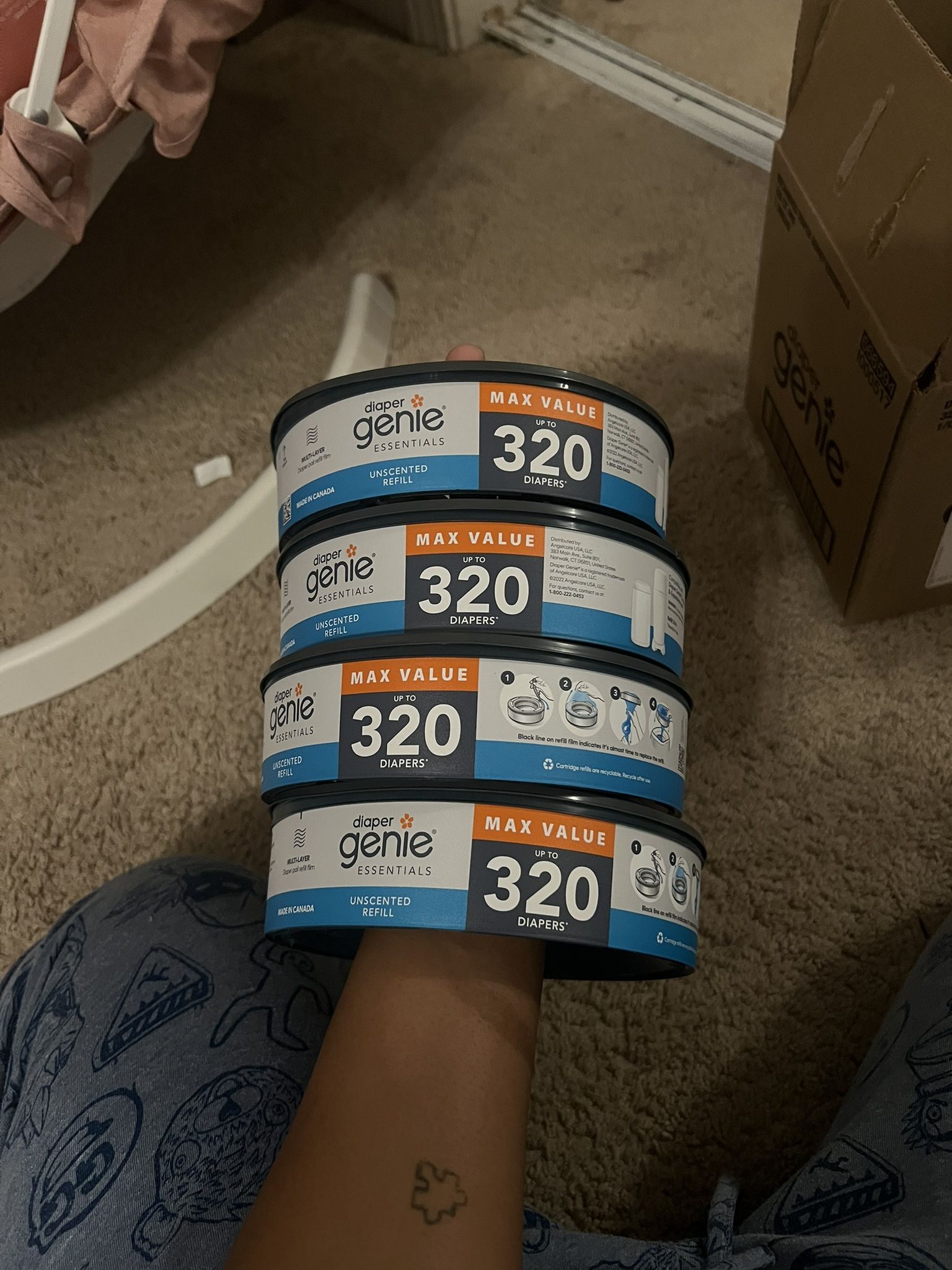 diaper genie essential refills ROUND