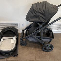 Uppa Baby Cruz V2 Stroller with New Bassinet 