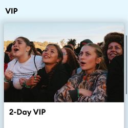 2 VIP camp flog gnaw tickets
