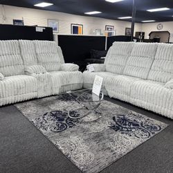 Power Recliner Sofa & Loveseat. 🚚WE DELIVER🚚