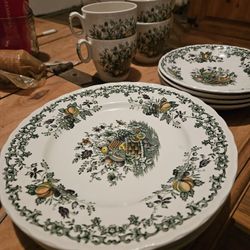 Royal Tudor "Fruit Basket"  Tea Trio