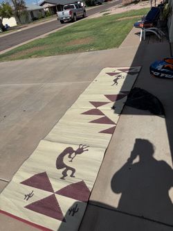Large Reversible RV/Camping Outdoor Patio Mat – Southwest Kokopelli