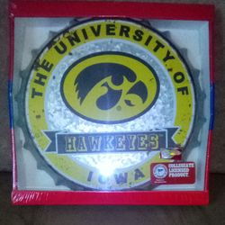 Bottle Cap Iowa Wall Hanger