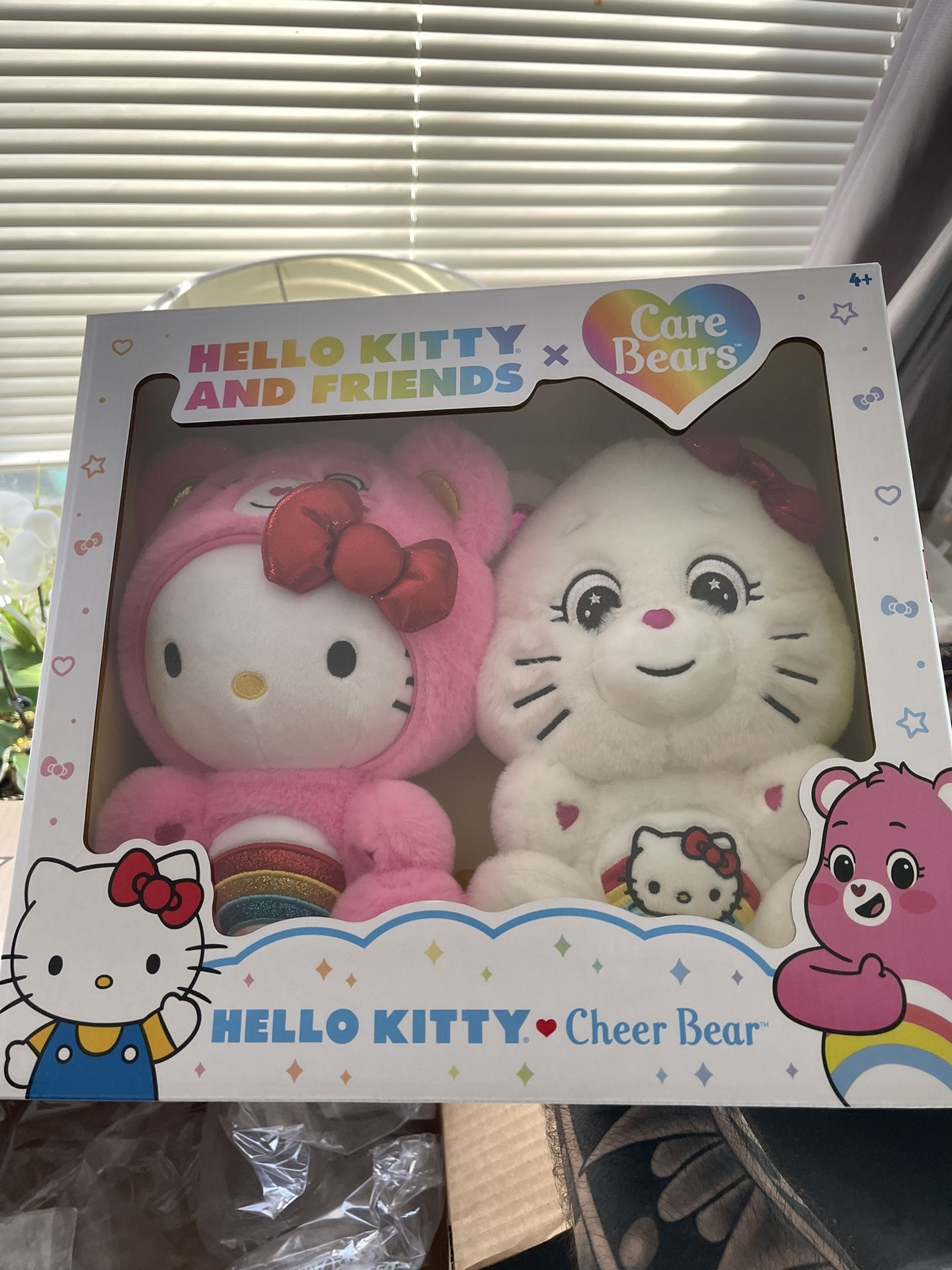 Care Bear X Hello kitty NEW IN BOX!!
