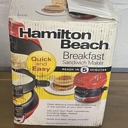 Hamilton Beach Breakfast Sandwich Maker