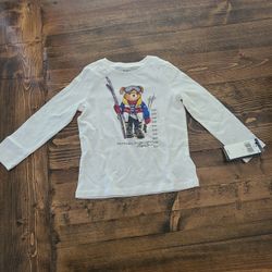 Ralph Lauren Polo Long Sleeve Shirts With Bear Print