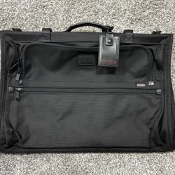 TUMI ‘Alpha’ Black Nylon Tri-Fold Carry-On Garment Bag - 22133DH