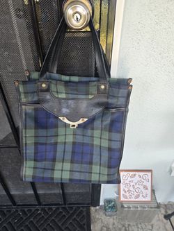 Bag Green "Black Watch"Tartan Plaid