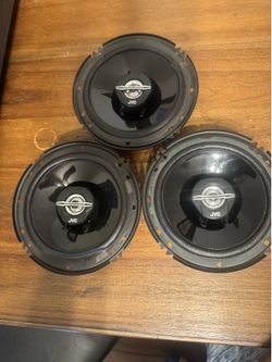 For Sale: Set of 3 JVC CS-J620 6.5” 2-Way Coaxial Car Speakers – 300W Peak Excellent condition set of three JVC CS-J620 6.5-inch 2-way coaxial car spe
