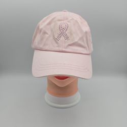 Women's Pink Ribbon Cotton AdjustableHat