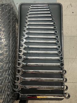 Snap-On Snap On 19pc 12-Point Metric MM Flank Drive Plus Combination Wrench Set 7mm-25mm SOEXMET01FBR