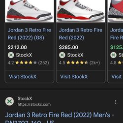 Jordans 3s fire red 🔥 retro!