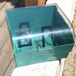 MediaMate Floppy Disk Storage Box Container Organizer Holder Case 8.5" (Silver Lake)