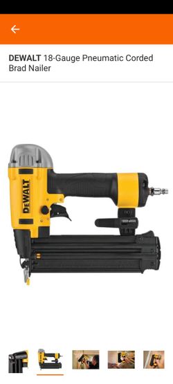 Dewalt corded 2024 brad nailer