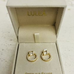 LULEÃ STERLING SILVER earrings brand new with box