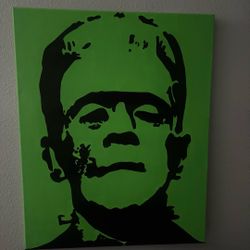 custom made frankenstein canvas