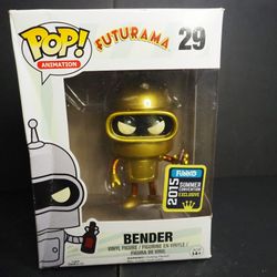 Futurama Funko Pop Bender, Fry, Leela