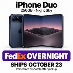 iPhone Duo 256 or 512, Night Sky (blue)