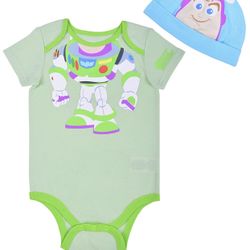 Disney Green Buzz Baby Outfit 