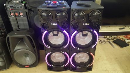 New Rechargeable Bluetooth double speaker system