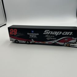 Hot Wheels Kevin Harvick NASCAR Die Cast Trailer